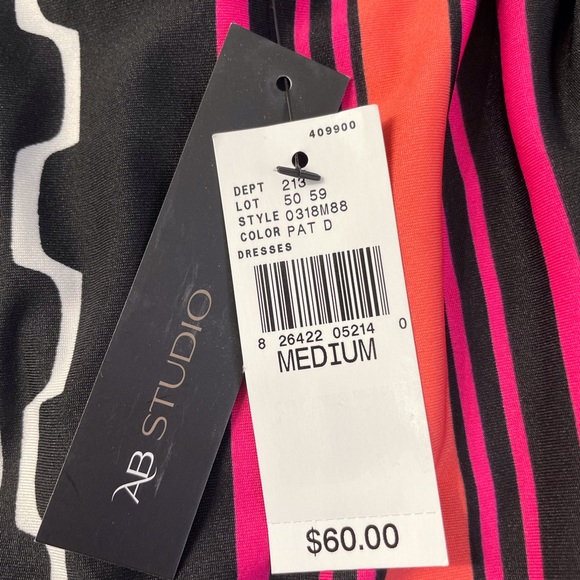 AB Studio Geo Design Dress NWT - Picture 6 of 8
